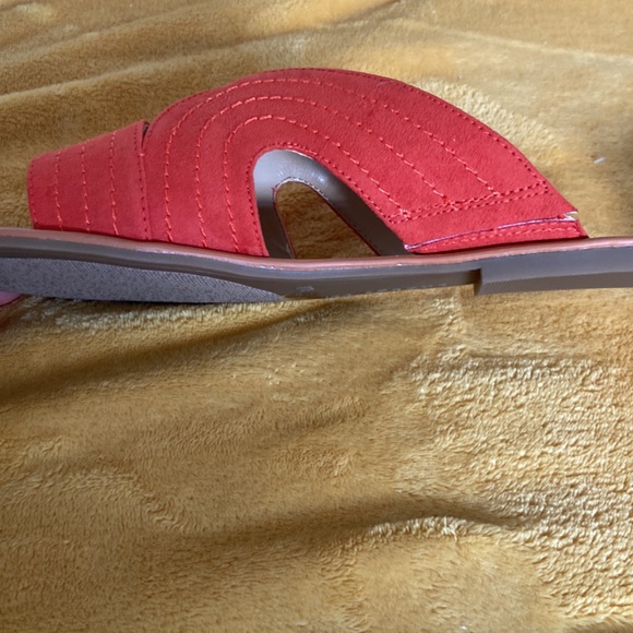 New women’s sandals burnt orange vintage design in 8M - Picture 3 of 6